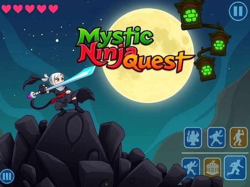 Mystic Ninja Quest Gameplay Screenshot
